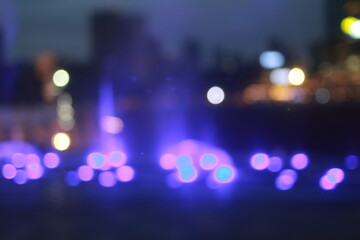 Wall Mural - The bokeh light of icon Siam