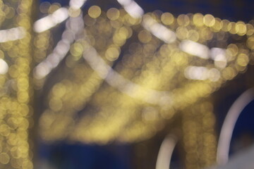 Wall Mural - The bokeh light of icon Siam
