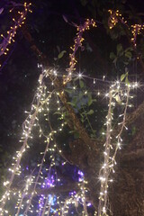 Wall Mural - The bokeh light of icon Siam