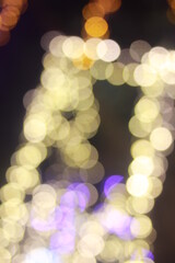 Wall Mural - The bokeh light of icon Siam