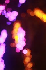 Wall Mural - The bokeh light of icon Siam