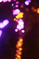 Wall Mural - The bokeh light of icon Siam