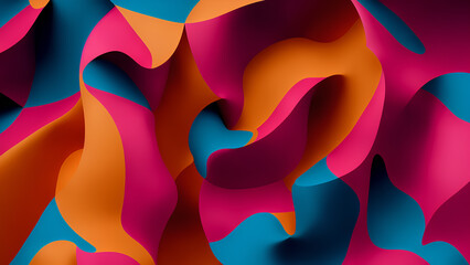 Poster - abstract backgrounds with waves. create a calming, serene mood in your designs. dynamic shapes compo