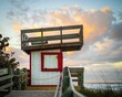 Lifeguard Lookout point in Paradise Beach Melbourne Florida