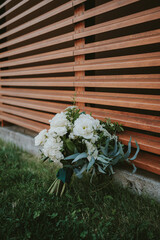 Wall Mural - wedding bouquet in the garden