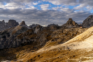 Fototapeta tre cime de laveredo, dolomity, włochy, italy, tyrol, alpy, góry