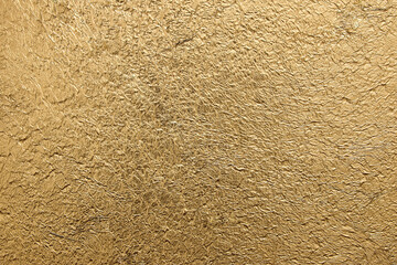 Wall Mural - gold texture background foil crumpled golden