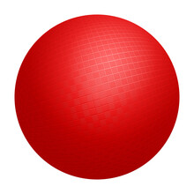 Kickball Red Ball Isolated Png