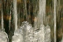 Frozen Waterfall In The Winter