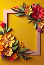 3d Render Illustration Of Colorful, A Close-up Of Some Flowers, Illustration With Flower Petal
