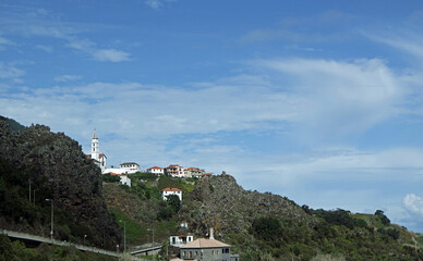 Wall Mural - cenic view over the coast of madeira