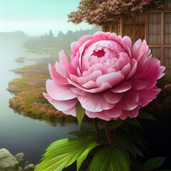 Wall Mural - Pivoine 05