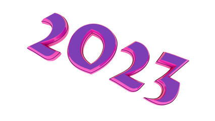 Poster - 2023. New Year or Christmas decoration.