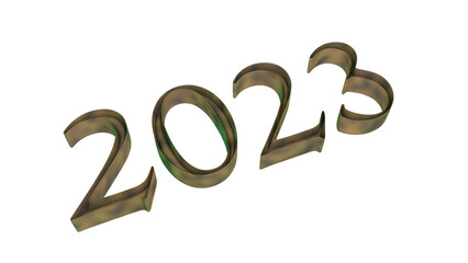 Poster - 2023. New Year or Christmas decoration.