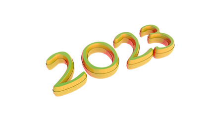 Poster - 2023. New Year or Christmas decoration.