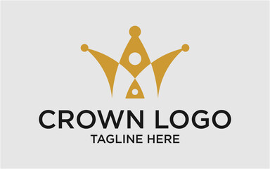 Wall Mural - LOGO DESIGN COMBINATION CROWN AND PERSON HEALTH