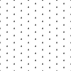 Poster - Square seamless background pattern from geometric shapes. The pattern is evenly filled with small black vote symbols. Vector illustration on white background