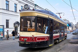 Fototapeta  - tram in the city