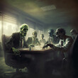 Zombies having a business meeting