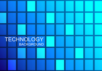 Poster - Background technology, stack of microchips It is a processing chip that works together by emitting light. It is the operating system behind modern technology.