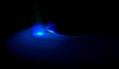 Wall Mural - glow swirl light effect. circular lens flare. abstract rotational lines. power energy element. lumin