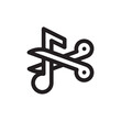 © Finesticon - Music Editor icon vector sign symbol