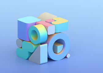 abstract 3d render