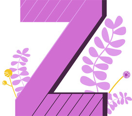 Fototapete - Zoomers semi flat color vector object. Digital natives. Generation z. Full sized item on white. Active baby boomer. Simple cartoon style illustration for web graphic design and animation