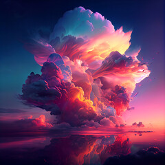 Wall Mural - Sunset Cloud 