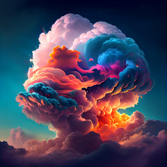 Wall Mural - Sunset Cloud 