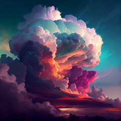 Wall Mural - Sunset Cloud 