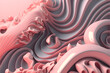 Abstract background waves opaque pastel color, shape organic coral, modern, futuristic. Artistic template for design