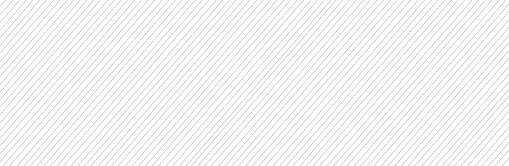 Wall Mural - Diagonal lines pattern on white background. Straight lines pattern for backdrop and wallpaper template. Realistic lines with repeat stripes texture. Simple geometric background, vector illustration