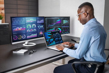 Aufkleber - Business Data Analytics Dashboard