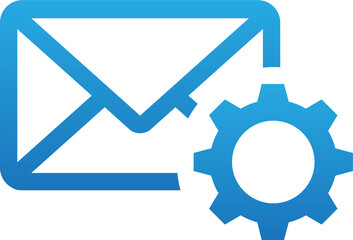 Fototapete - message setting icon