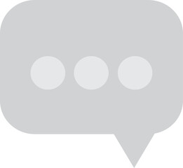 Fototapete - message flat icon
