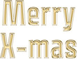 merry christmas nowy rok napis złoto metal świecić impreza przyjęcie szklany transparentny święta boże narodzenie