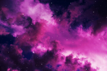 Wall Mural - night sky with stars.