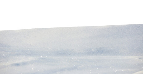 Wall Mural - white snow in daylight, background, isolate on transparent background