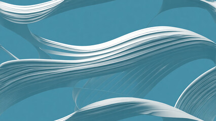 Poster - abstract curved 3d forms. backdrop with copy space, graphic elements for design layout. perfect for 