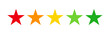© DesiArt - Vector illustration of 5 Star rating icon isolated