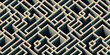 Leinwandbild Motiv Abstract 3d maze structure design illustration