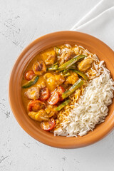 Sticker - Thai red chicken curry