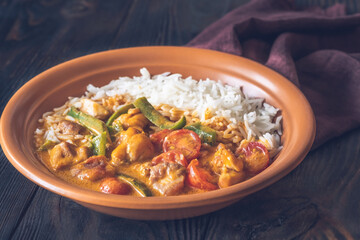 Poster - Thai red chicken curry