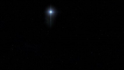Wall Mural - christmas star , bethlehem light , birth of christ