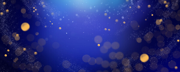 Wall Mural - Festive lights on dark luxury background