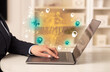 © ra2 studio - Doctor working on laptop with healthcare concept