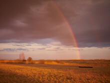 Rainbow Sunset. Rainbow After A Storm. Rainbow Afternoon.