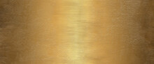 Gold Vector Texture For Cover Design, Cards, Flyers, Poster, Banner. Gold Paint. Luxury Backdrop For Design. Empty Blank For Text. Hand Drawn Gradient Golden Backdrop.