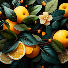 Oranges And Lemons Background